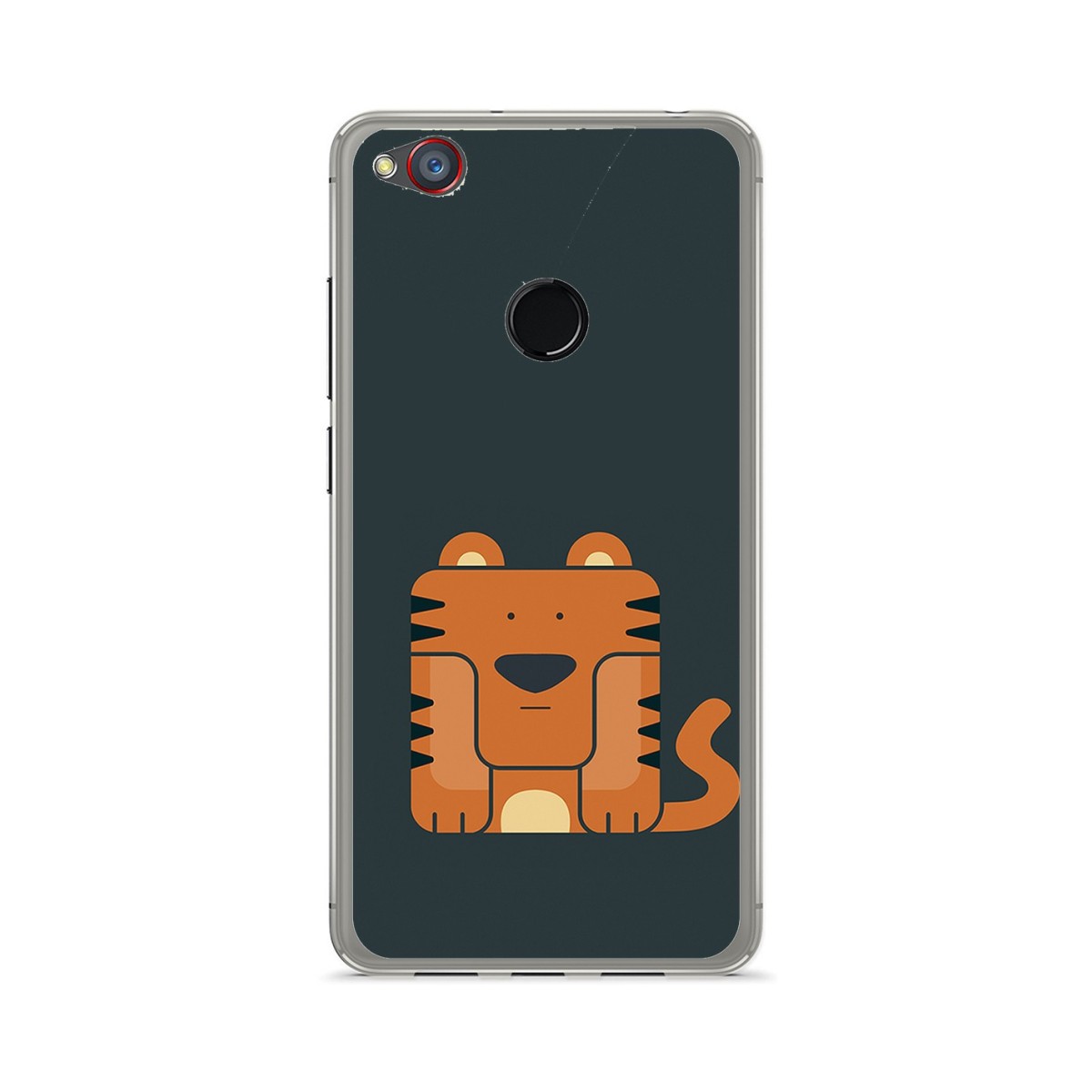 Funda Gel Tpu para Zte Nubia Z11 Mini Diseño Tigre Dibujos