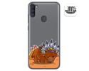 Funda Gel Transparente para Samsung Galaxy A11 / M11 diseño Bufalo Dibujos