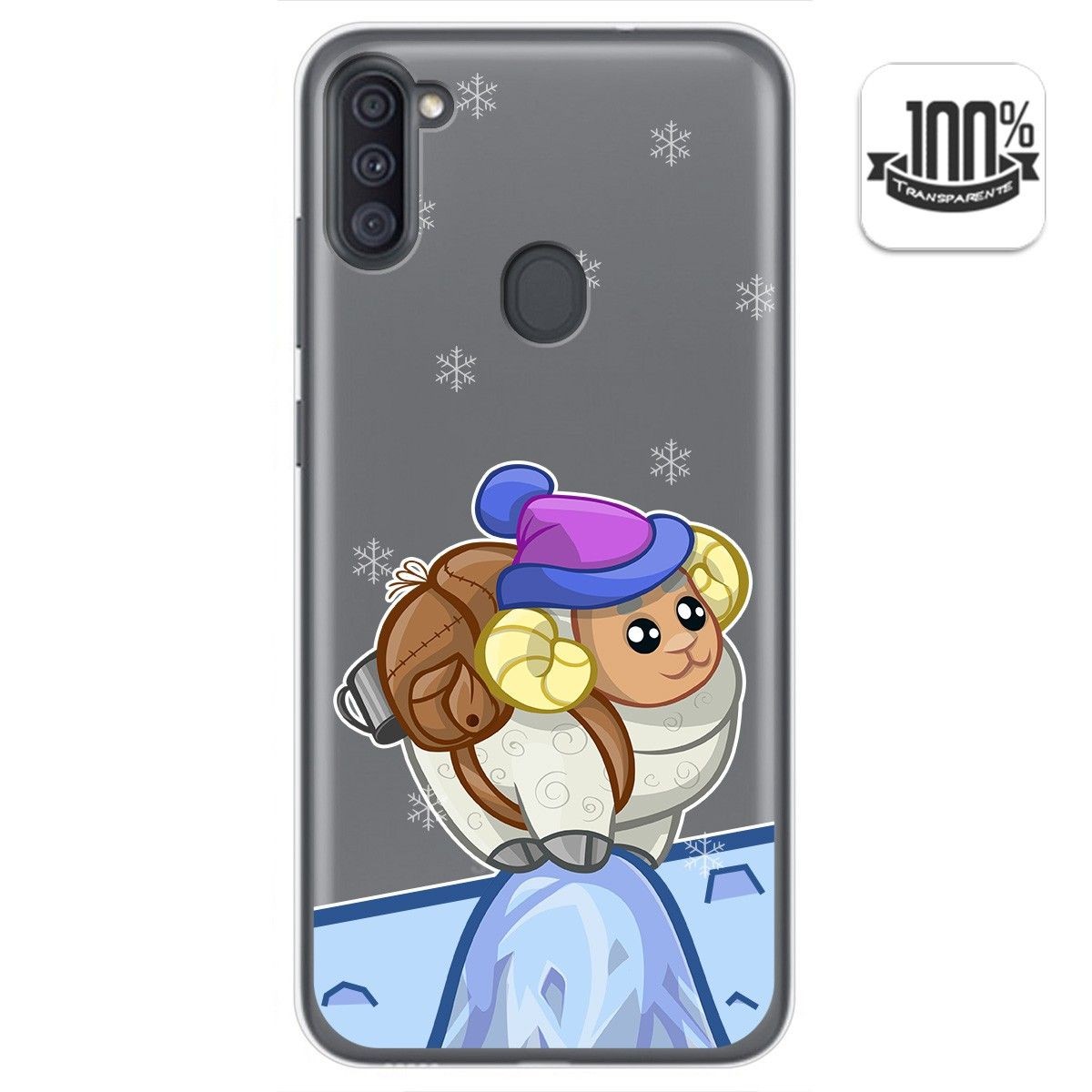 Funda Gel Transparente para Samsung Galaxy A11 / M11 diseño Cabra Dibujos