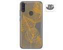 Funda Gel Transparente para Samsung Galaxy A11 / M11 diseño Hojas Dibujos