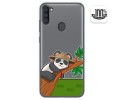 Funda Gel Transparente para Samsung Galaxy A11 / M11 diseño Panda Dibujos