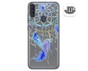 Funda Gel Transparente para Samsung Galaxy A11 / M11 diseño Plumas Dibujos