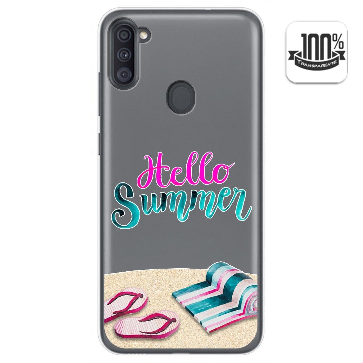 Funda Gel Transparente para Samsung Galaxy A11 / M11 diseño Summer Dibujos