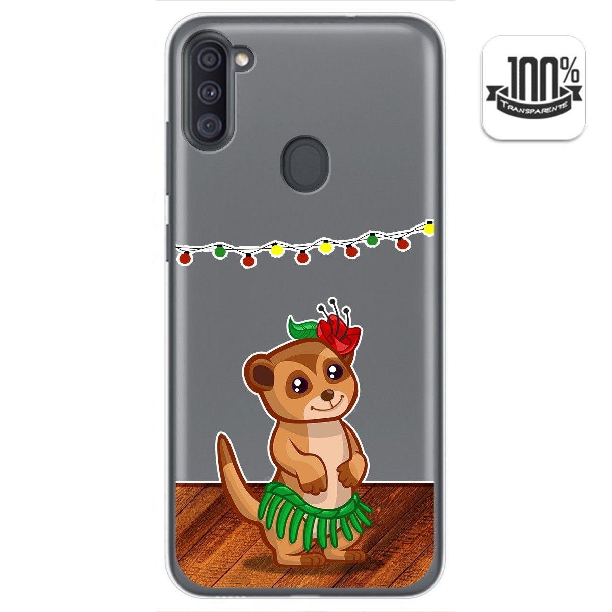 Funda Gel Transparente para Samsung Galaxy A11 / M11 diseño Suricata Dibujos
