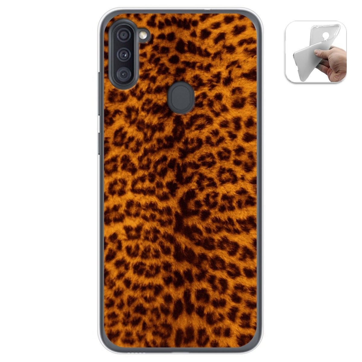 Funda Gel Tpu para Samsung Galaxy A11 / M11 diseño Animal 03 Dibujos
