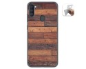 Funda Gel Tpu para Samsung Galaxy A11 / M11 diseño Madera 03 Dibujos