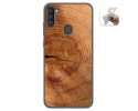 Funda Gel Tpu para Samsung Galaxy A11 / M11 diseño Madera 04 Dibujos