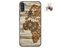 Funda Gel Tpu para Samsung Galaxy A11 / M11 diseño Madera 07 Dibujos