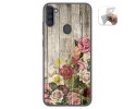 Funda Gel Tpu para Samsung Galaxy A11 / M11 diseño Madera 08 Dibujos
