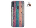 Funda Gel Tpu para Samsung Galaxy A11 / M11 diseño Madera 10 Dibujos