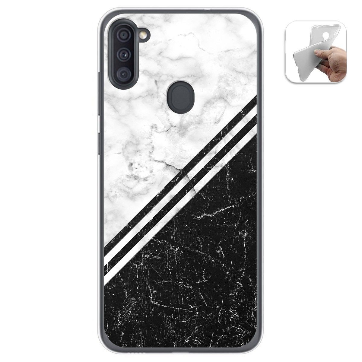 Funda Gel Tpu para Samsung Galaxy A11 / M11 diseño Mármol 01 Dibujos