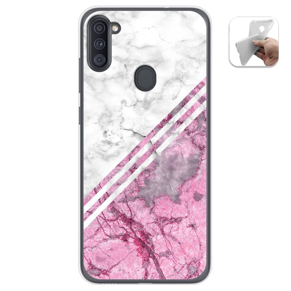 Funda Gel Tpu para Samsung Galaxy A11 / M11 diseño Mármol 03 Dibujos