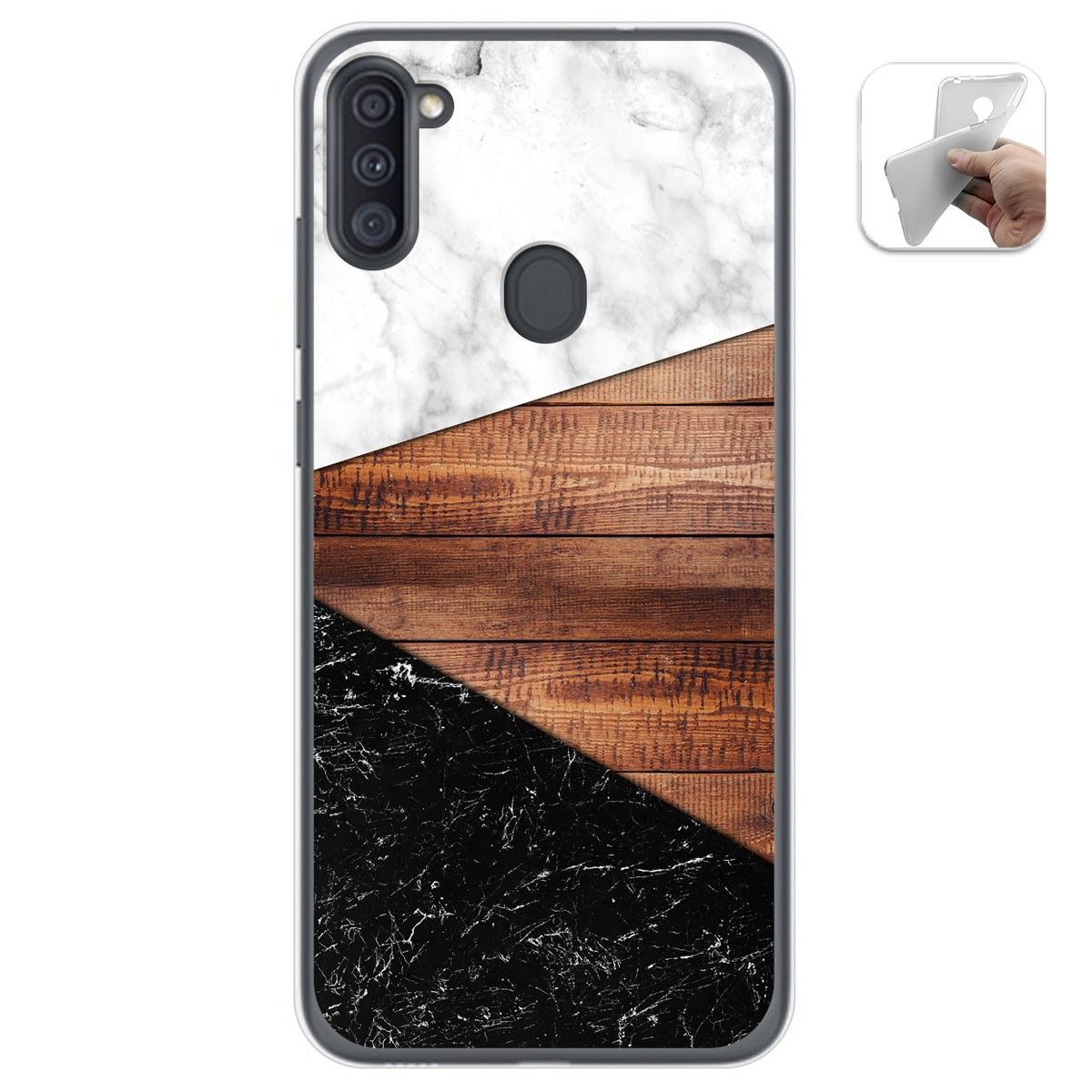 Funda Gel Tpu para Samsung Galaxy A11 / M11 diseño Mármol 11 Dibujos