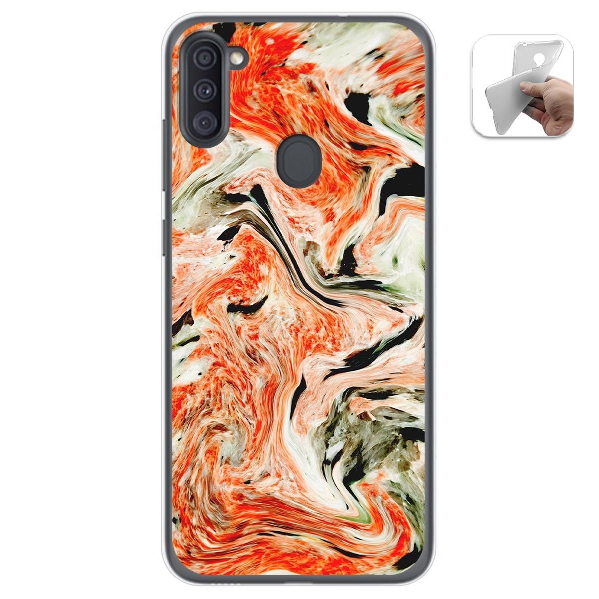 Funda Gel Tpu para Samsung Galaxy A11 / M11 diseño Mármol 12 Dibujos
