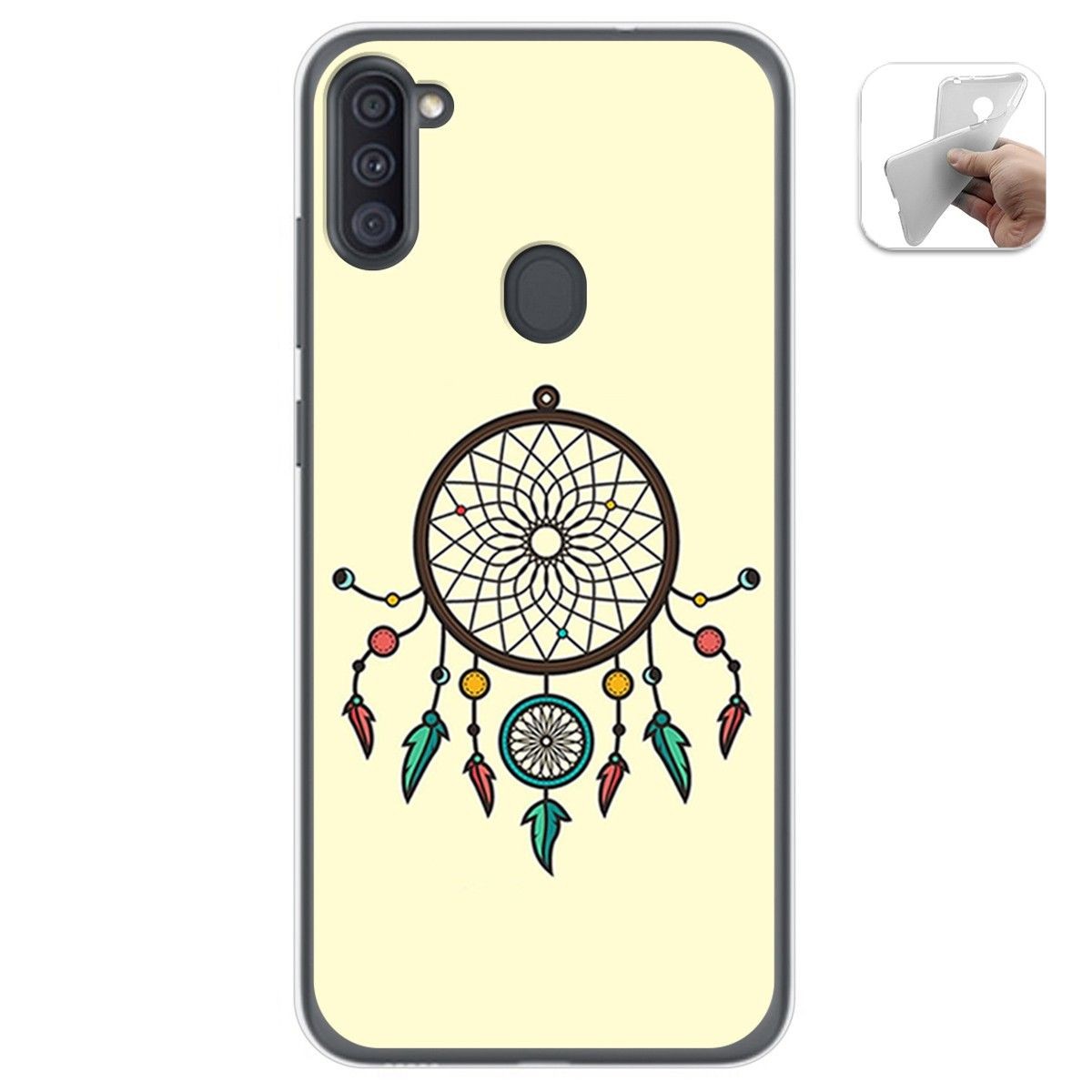 Funda Gel Tpu para Samsung Galaxy A11 / M11 diseño Atrapasueños Dibujos