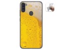 Funda Gel Tpu para Samsung Galaxy A11 / M11 diseño Cerveza Dibujos