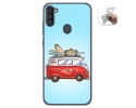 Funda Gel Tpu para Samsung Galaxy A11 / M11 diseño Furgoneta Dibujos