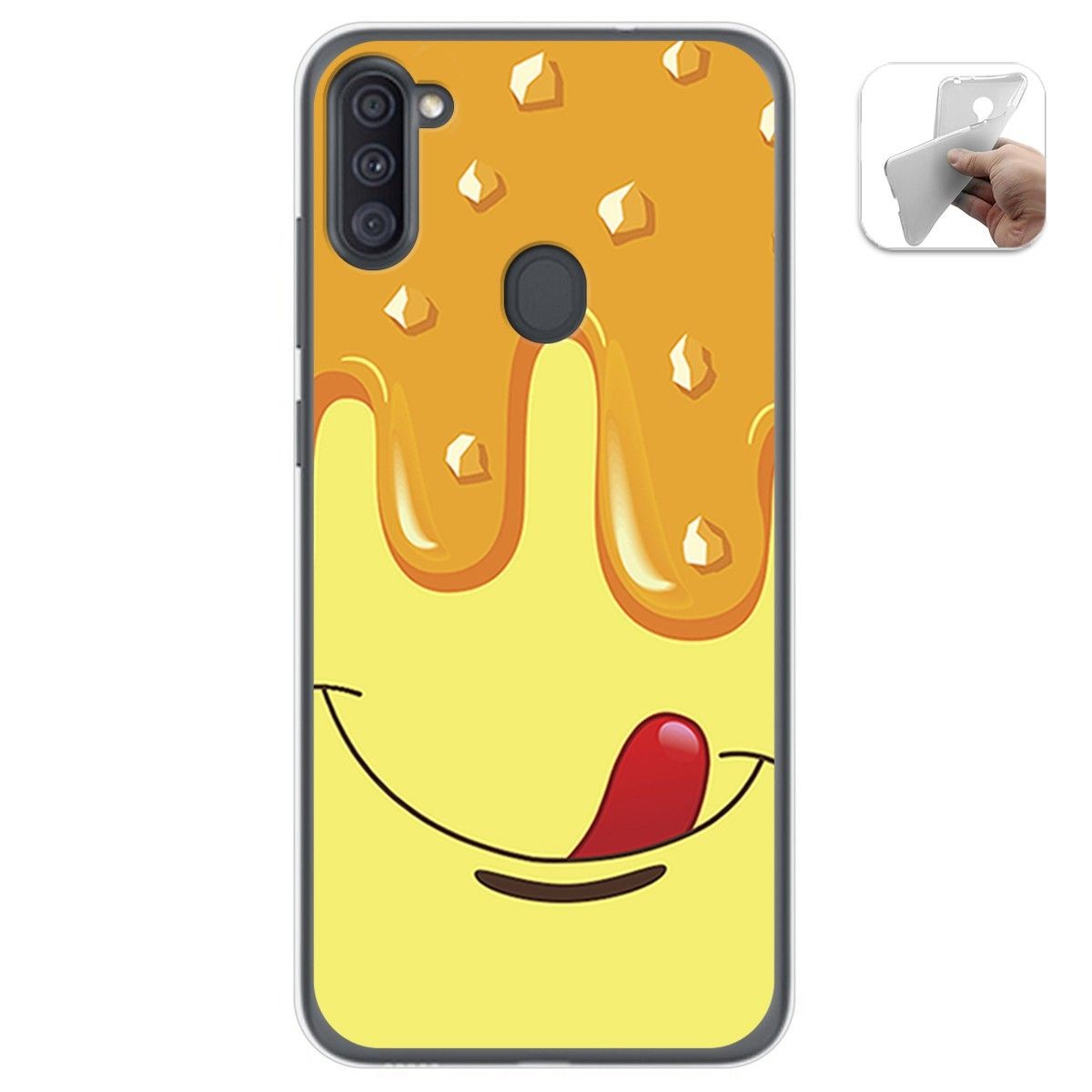 Funda Gel Tpu para Samsung Galaxy A11 / M11 diseño Helado Vainilla Dibujos