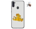 Funda Gel Tpu para Samsung Galaxy A11 / M11 diseño Leones Dibujos