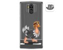 Funda Gel Transparente para Doogee N100 diseño Avestruz Dibujos