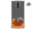 Funda Gel Transparente para Doogee N100 diseño Bufalo Dibujos