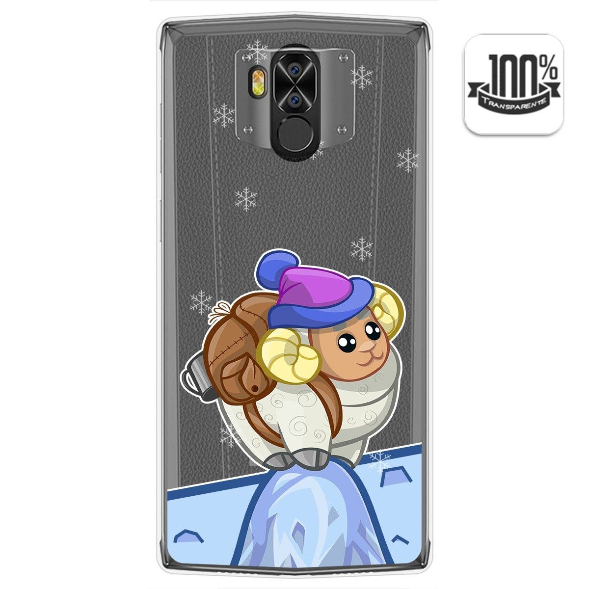 Funda Gel Transparente para Doogee N100 diseño Cabra Dibujos
