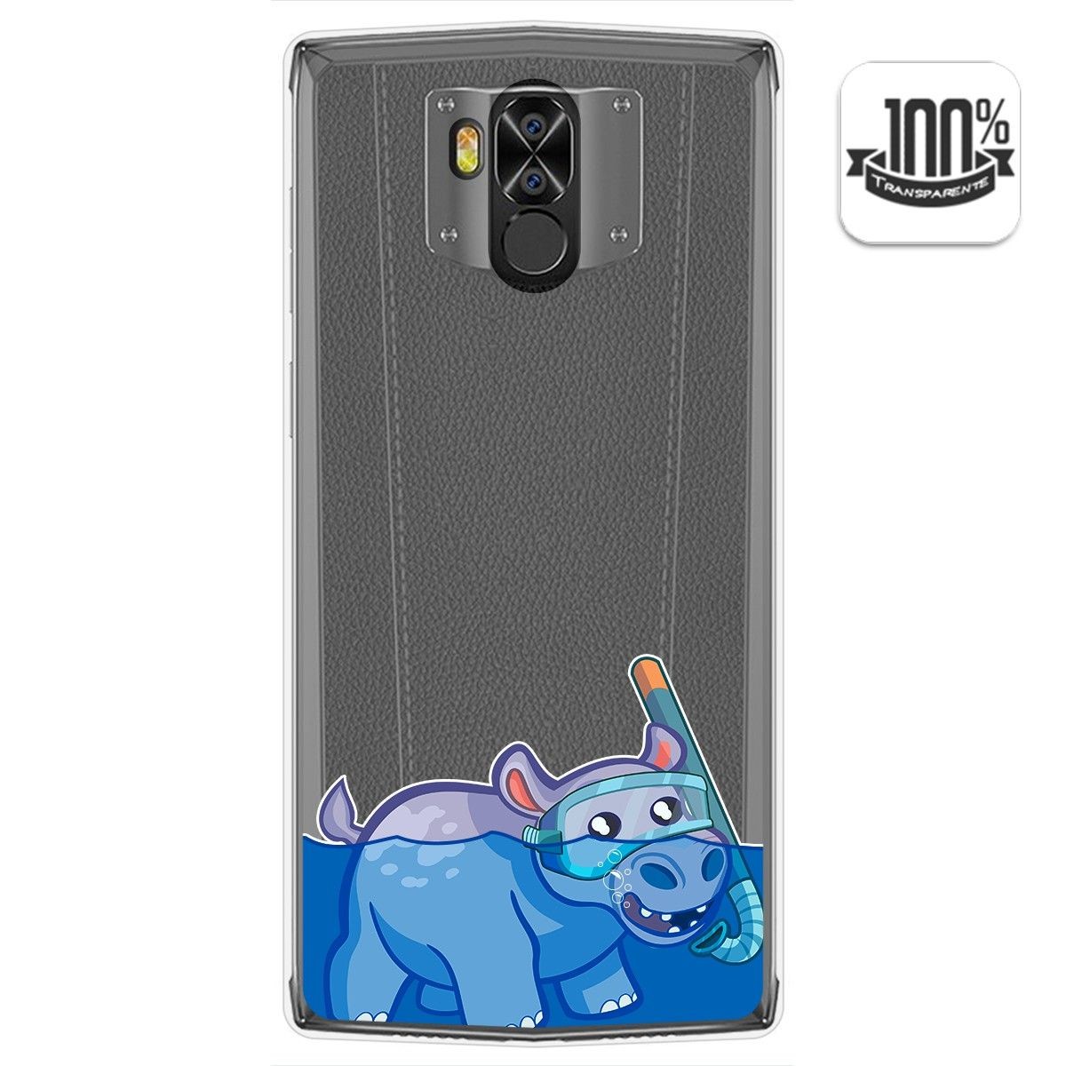 Funda Gel Transparente para Doogee N100 diseño Hipo Dibujos