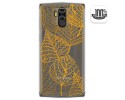 Funda Gel Transparente para Doogee N100 diseño Hojas Dibujos