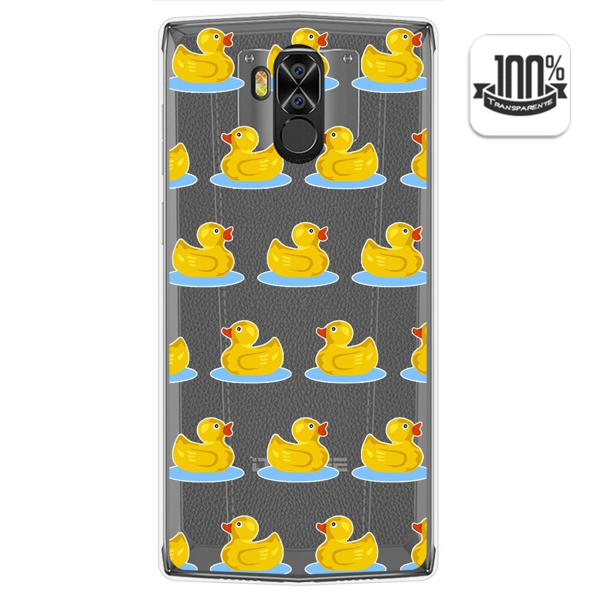 Funda Gel Transparente para Doogee N100 diseño Pato Dibujos