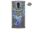 Funda Gel Transparente para Doogee N100 diseño Plumas Dibujos
