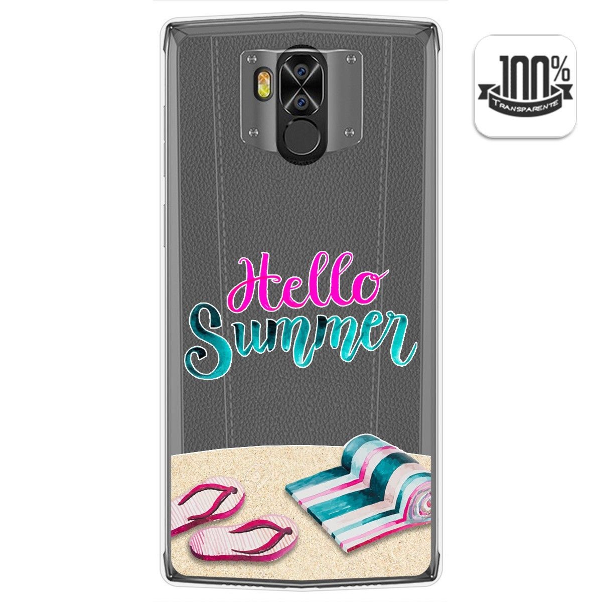 Funda Gel Transparente para Doogee N100 diseño Summer Dibujos