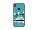 Funda Gel Tpu para Bq Aquaris X / X Pro Diseño Cohete Dibujos