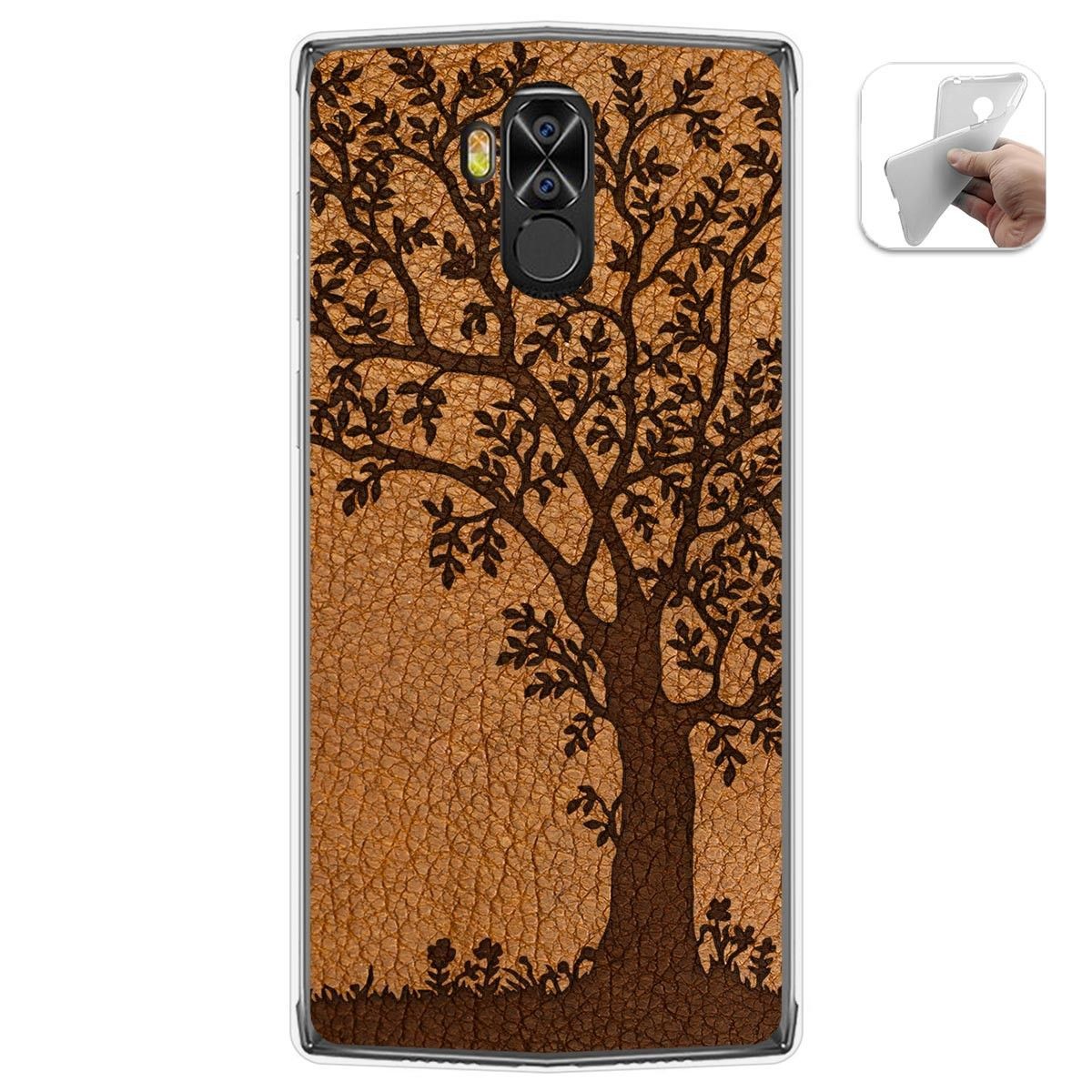 Funda Gel Tpu para Doogee N100 diseño Cuero 03 Dibujos