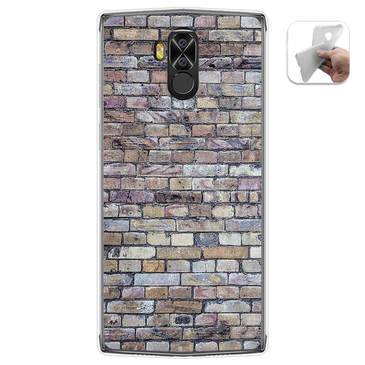 Funda Gel Tpu para Doogee N100 diseño Ladrillo 02 Dibujos