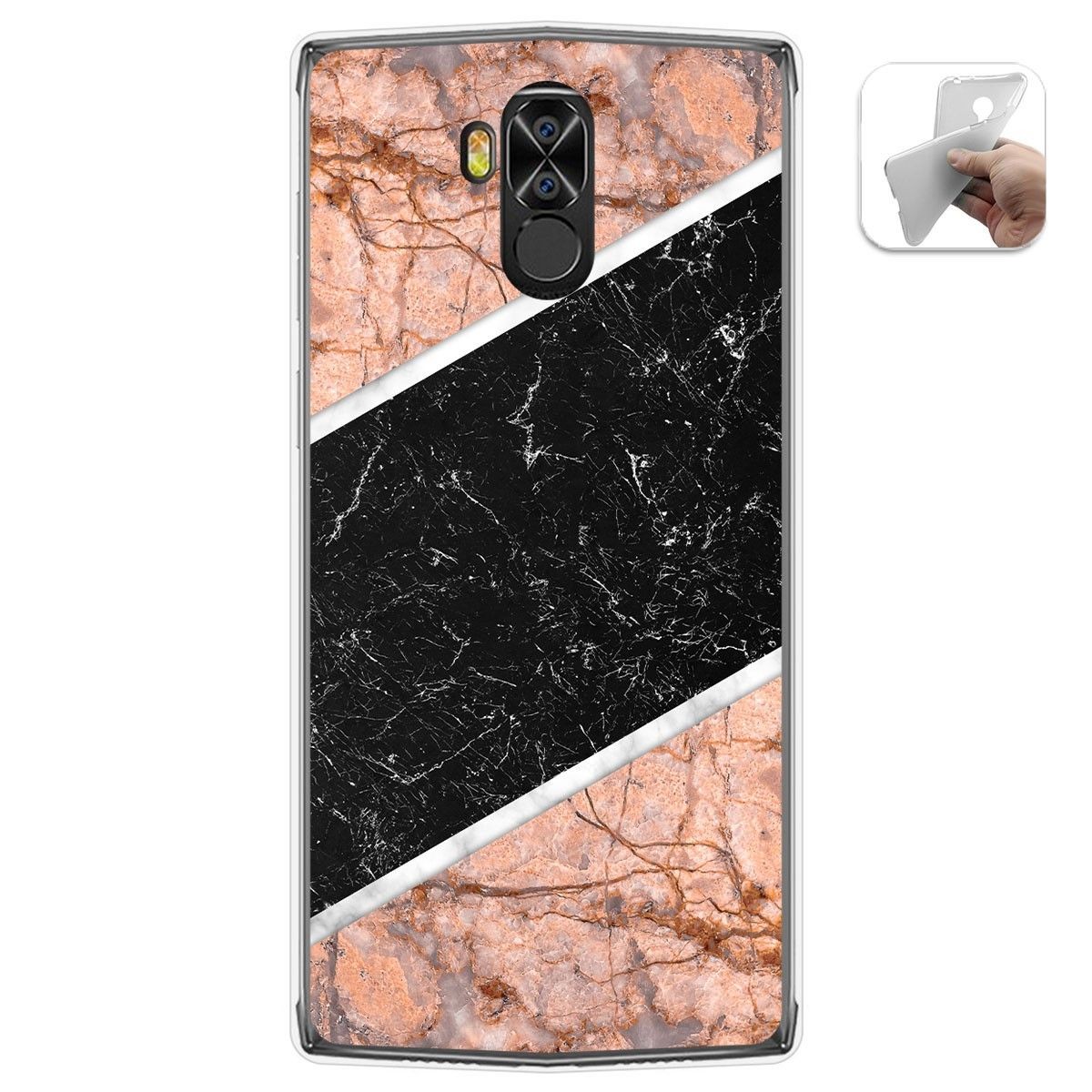 Funda Gel Tpu para Doogee N100 diseño Mármol 07 Dibujos