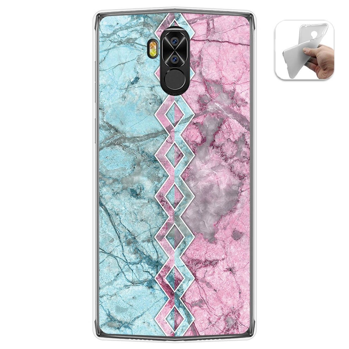 Funda Gel Tpu para Doogee N100 diseño Mármol 08 Dibujos