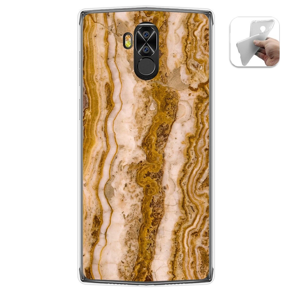 Funda Gel Tpu para Doogee N100 diseño Mármol 10 Dibujos