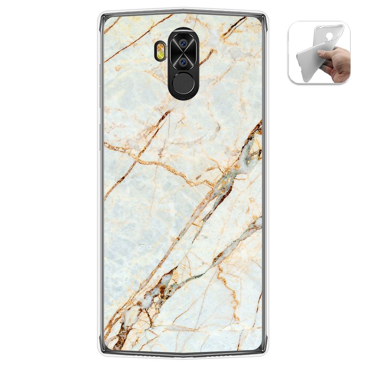 Funda Gel Tpu para Doogee N100 diseño Mármol 13 Dibujos
