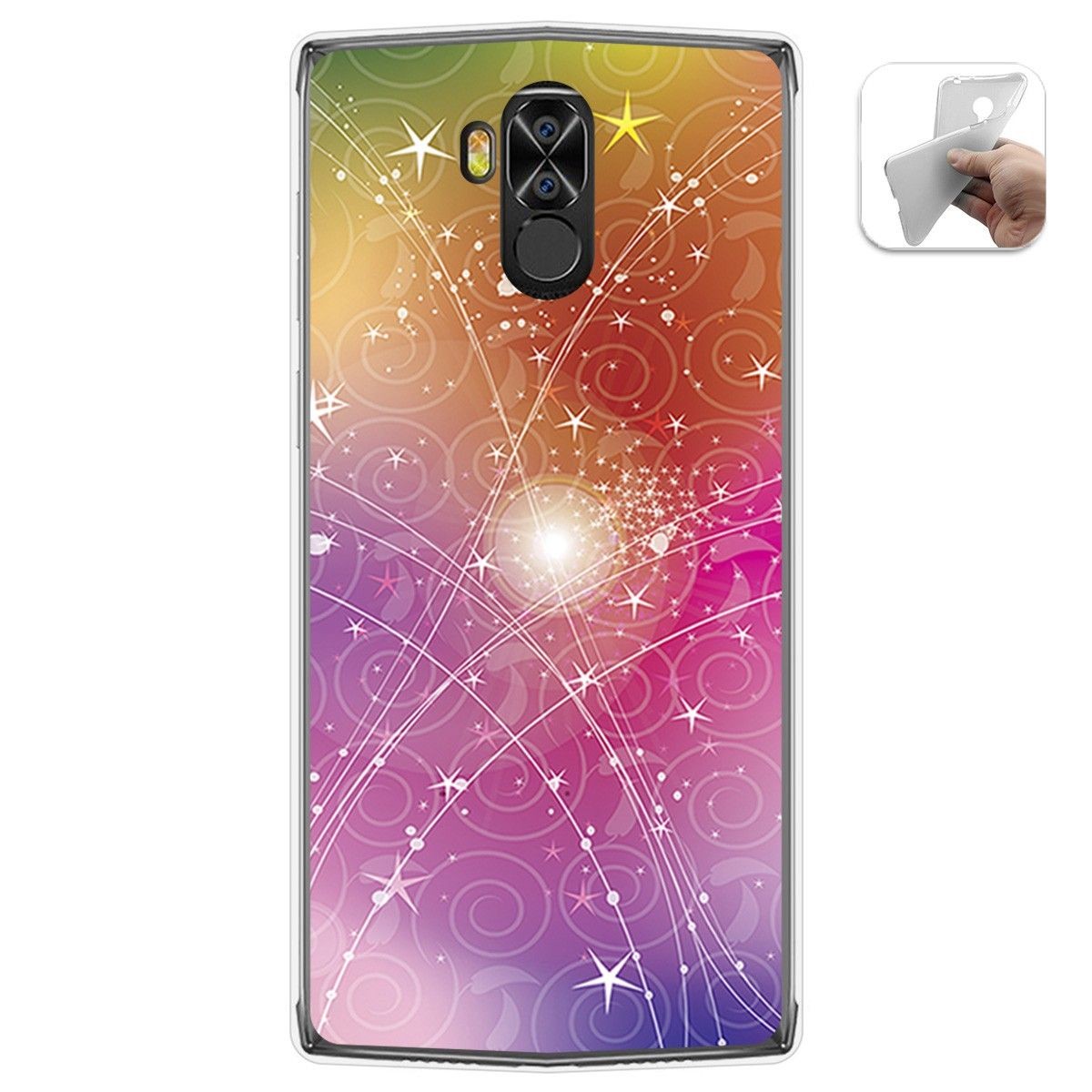 Funda Gel Tpu para Doogee N100 diseño Abstracto Dibujos