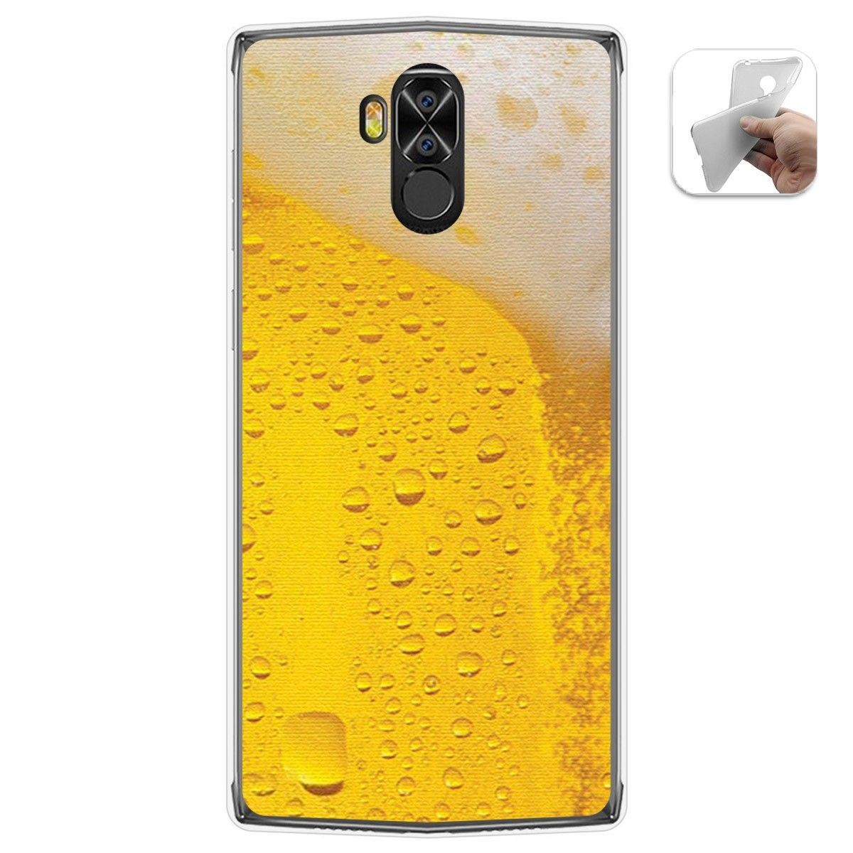 Funda Gel Tpu para Doogee N100 diseño Cerveza Dibujos