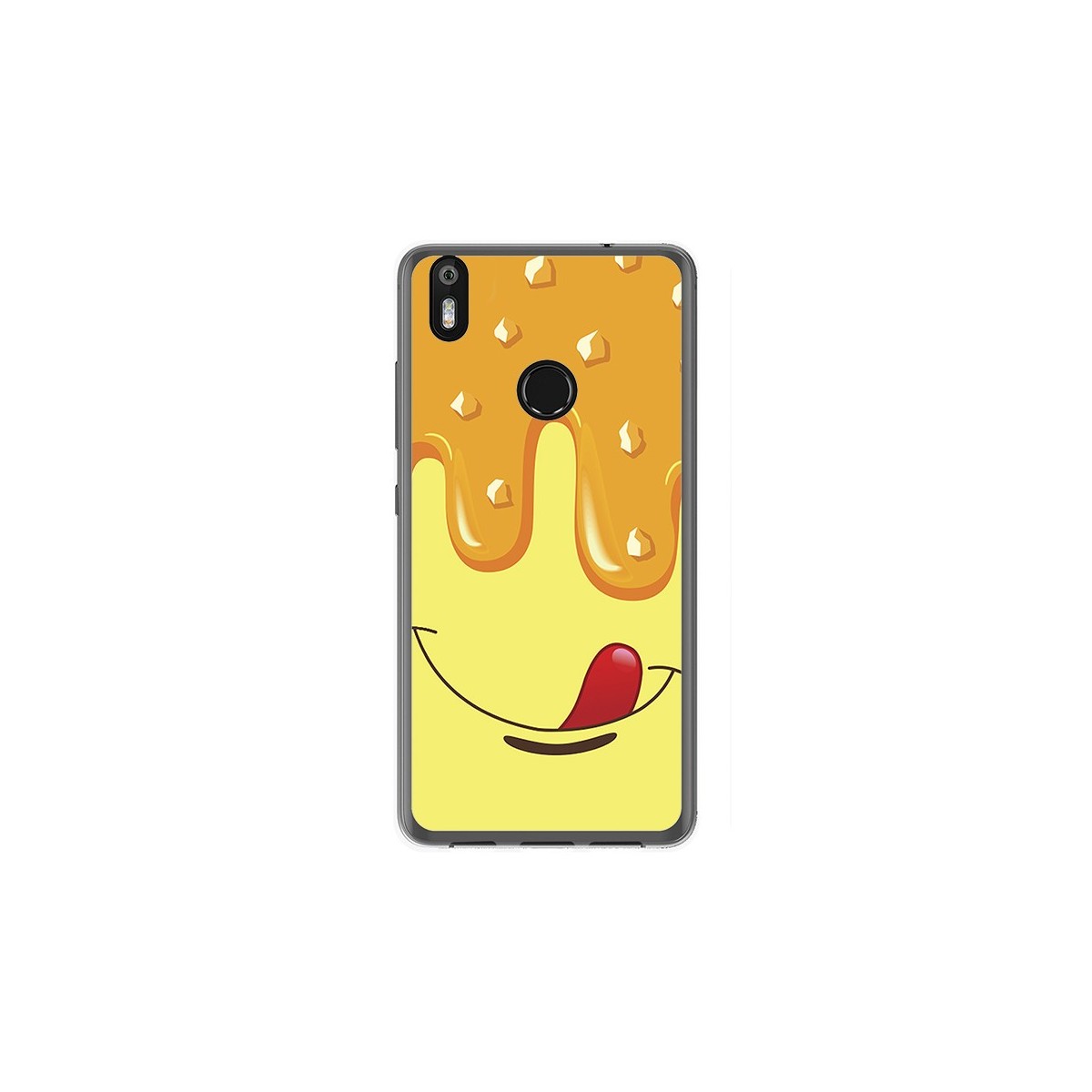 Funda Gel Tpu para Bq Aquaris X / X Pro Diseño Helado Vainilla Dibujos