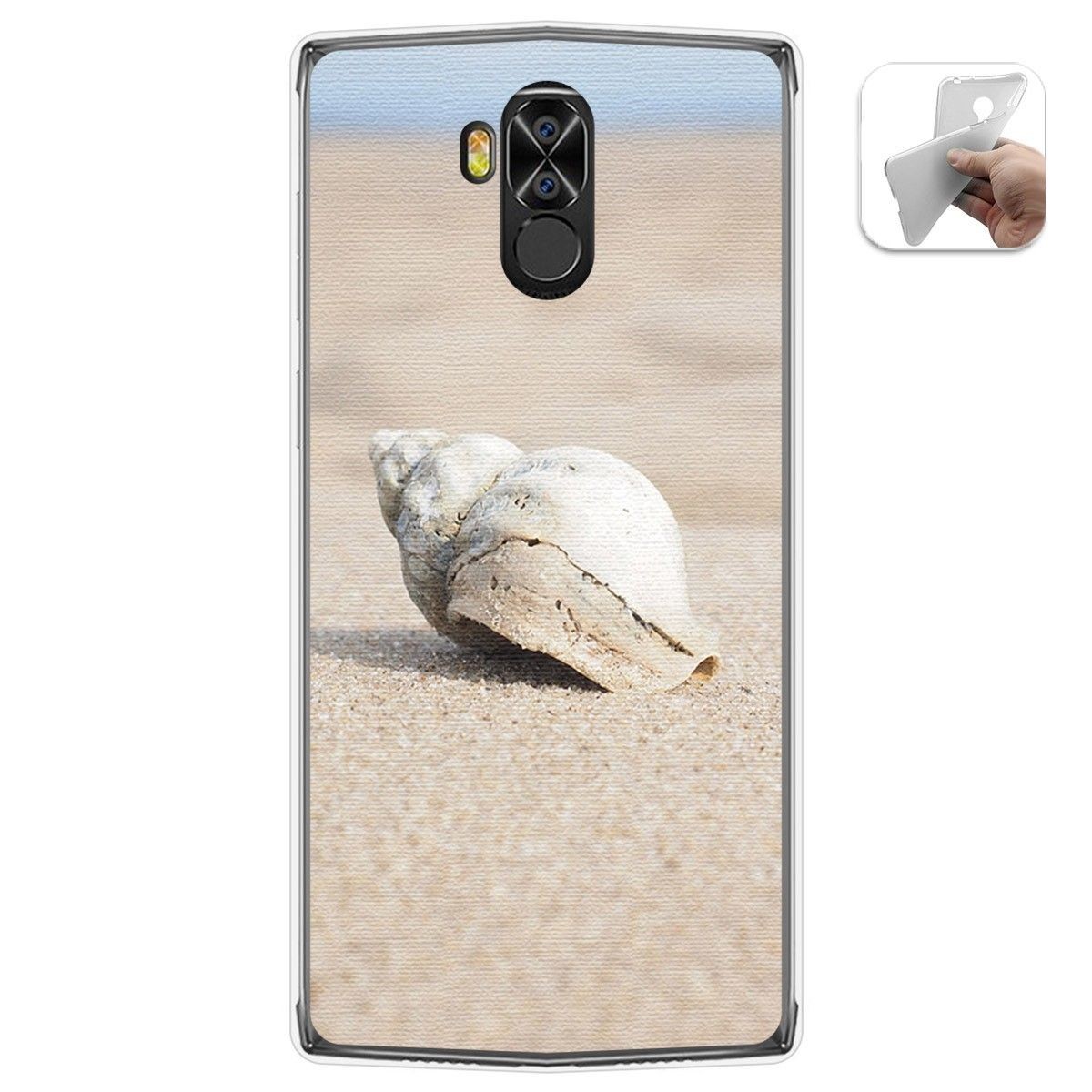 Funda Gel Tpu para Doogee N100 diseño Concha Dibujos