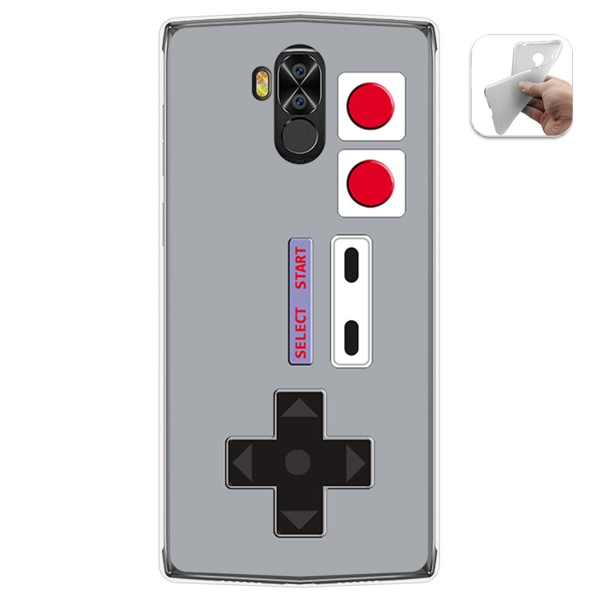 Funda Gel Tpu para Doogee N100 diseño Consola Dibujos