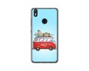 Funda Gel Tpu para Bq Aquaris X / X Pro Diseño Furgoneta Dibujos