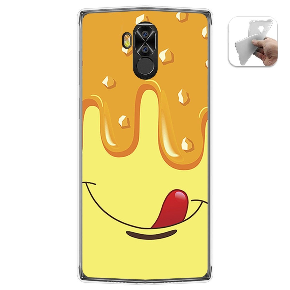 Funda Gel Tpu para Doogee N100 diseño Helado Vainilla Dibujos