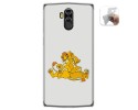 Funda Gel Tpu para Doogee N100 diseño Leones Dibujos