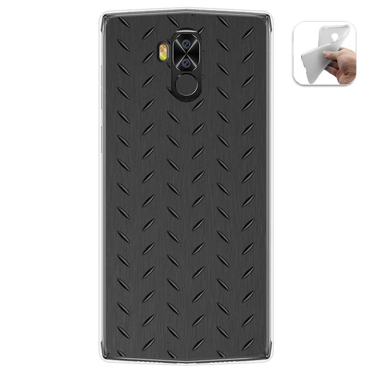Funda Gel Tpu para Doogee N100 diseño Metal Dibujos