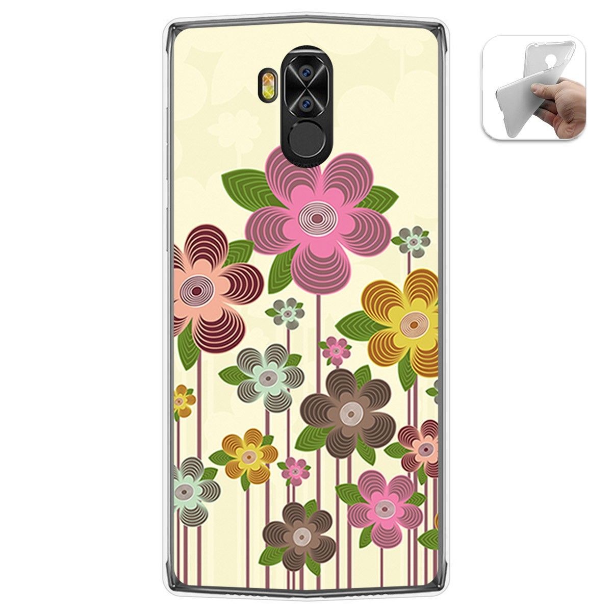 Funda Gel Tpu para Doogee N100 diseño Primavera En Flor Dibujos