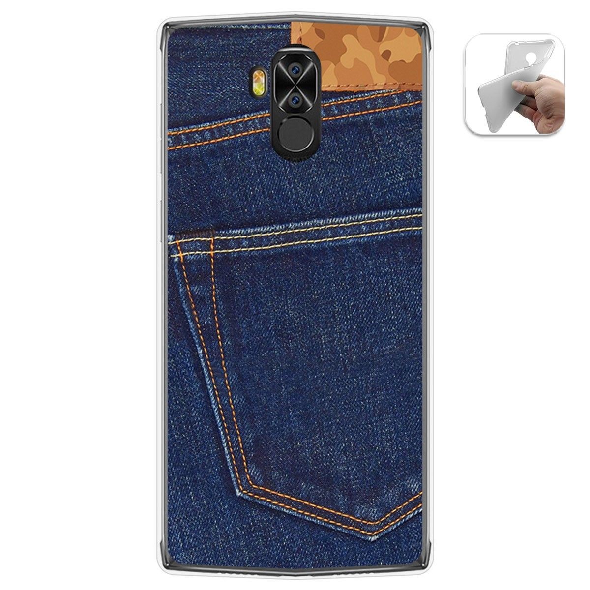Funda Gel Tpu para Doogee N100 diseño Vaquero Dibujos