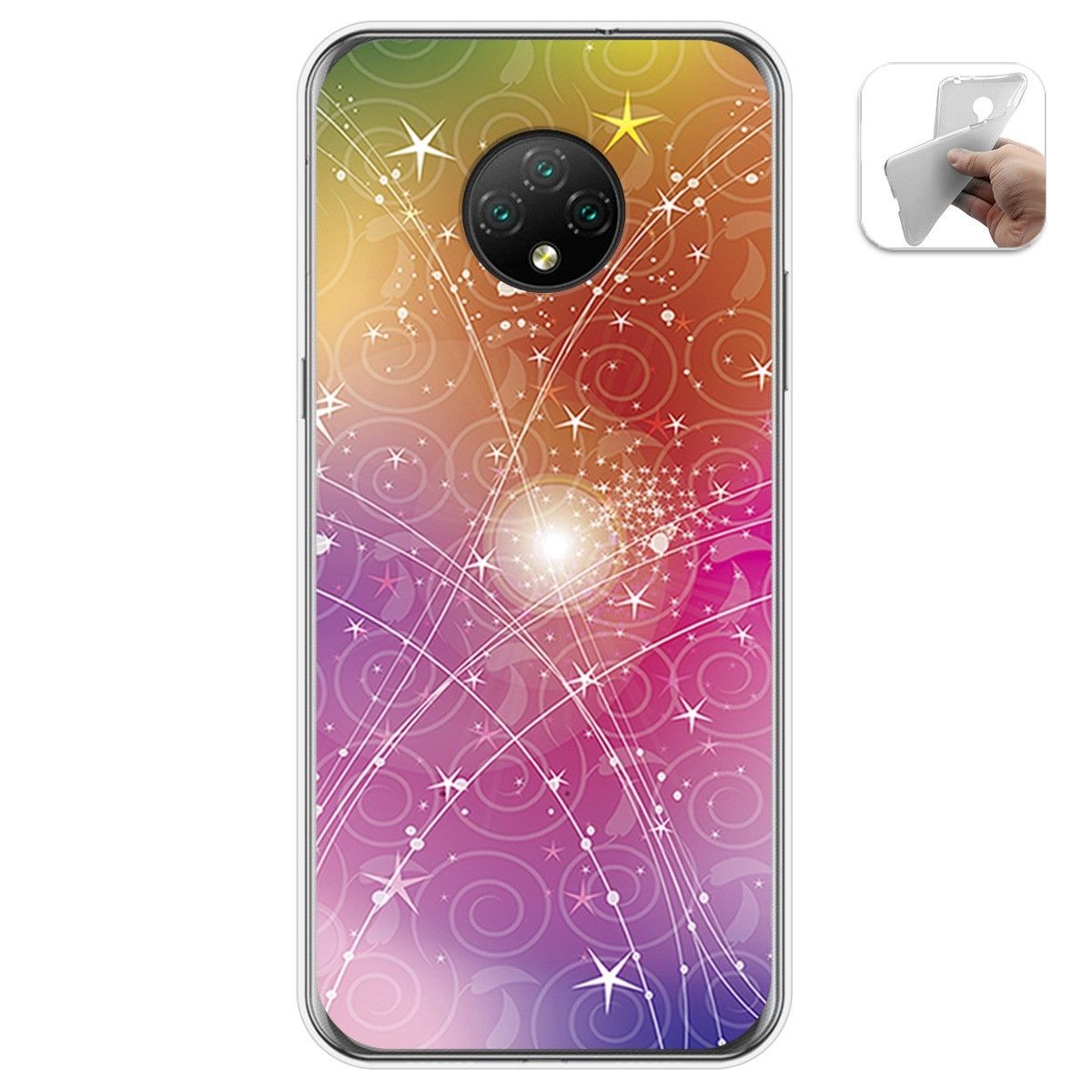 Funda Gel Tpu para Doogee X95 diseño Abstracto Dibujos